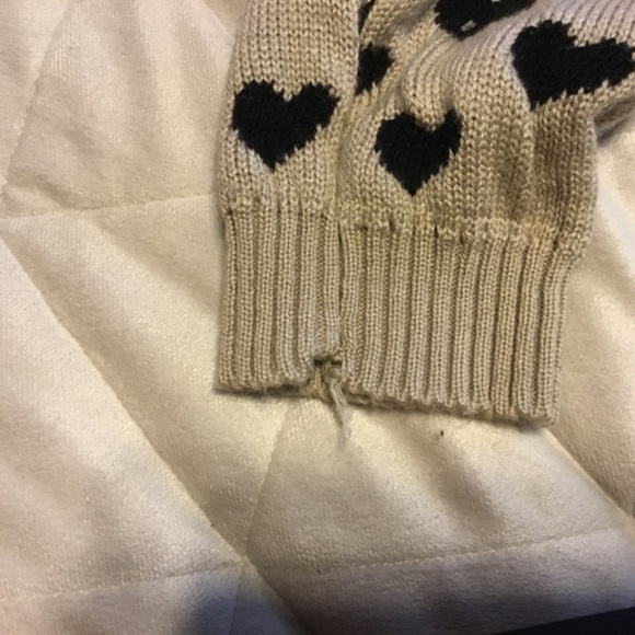 Heart oversized cardigan - Picture 4 of 4
